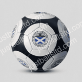 Custom Football Ball White And Black