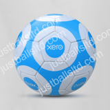 Custom Football Ball Light Blue