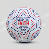 Custom Football Ball Red And Blue